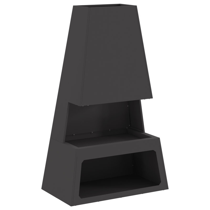 Outdoor Fire Pit, Black