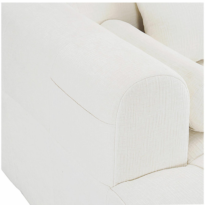 Canapé-lit 101,2 "à compression complète et modulaire, Beige