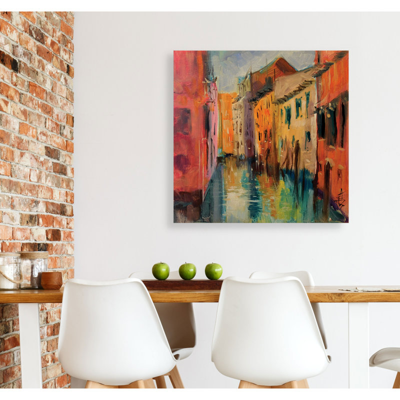 Toile tendue venice iii-gallery, H 10 po x l 10 po x P 1,5 po