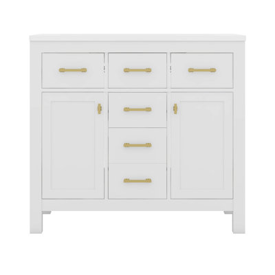 Ensemble de meuble-lavabo moderne 36 po avec 4 tiroirs et 2 portes