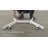 White Mobile Portrait to Landscape TV Cart