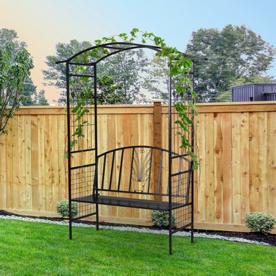 Tawanna Metal Outdoor Bench