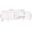 Pernella Four Leg Coffee Table with Storage