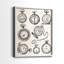 Pocket Watch Sketches I-Premium Framed Print -Ready to Hang - No Nails Required - No Nails Required-108020505-108020506