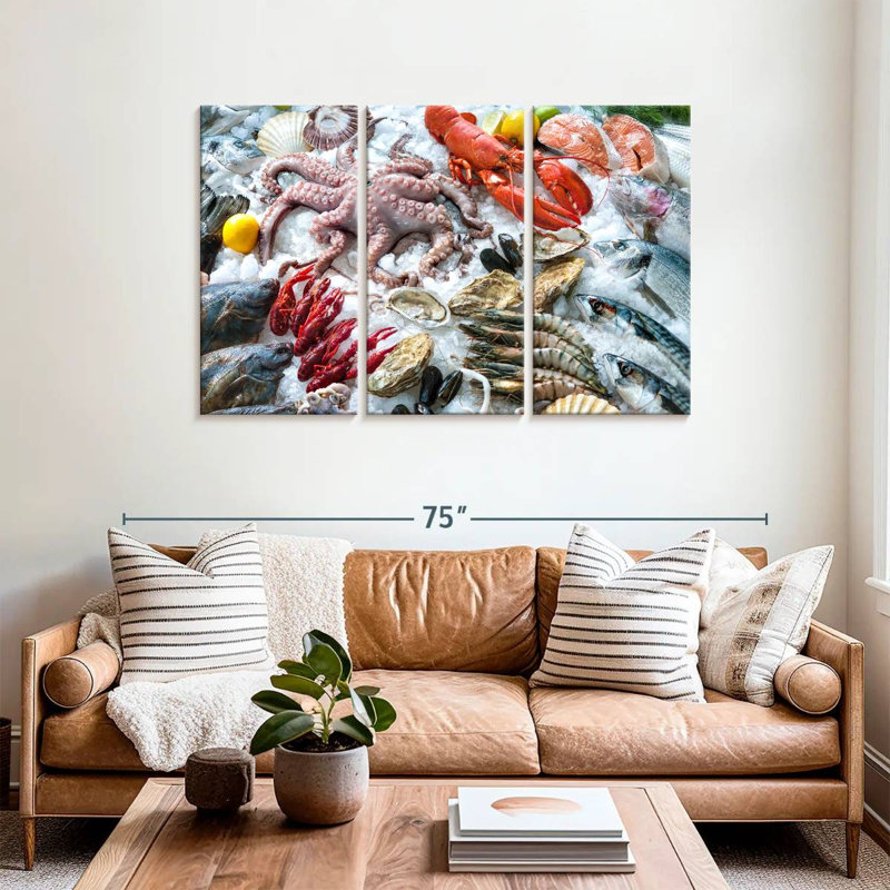 Fresh Seafood Platter, 36" H x 57" W