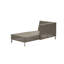 Connect Chaise Lounge Module Sofa Left - Taupe/Medium Blue