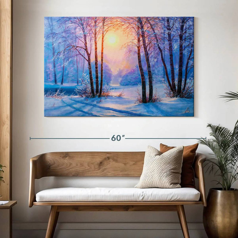 Forêt de neige d'Alvord, H 34 po x l 51 po