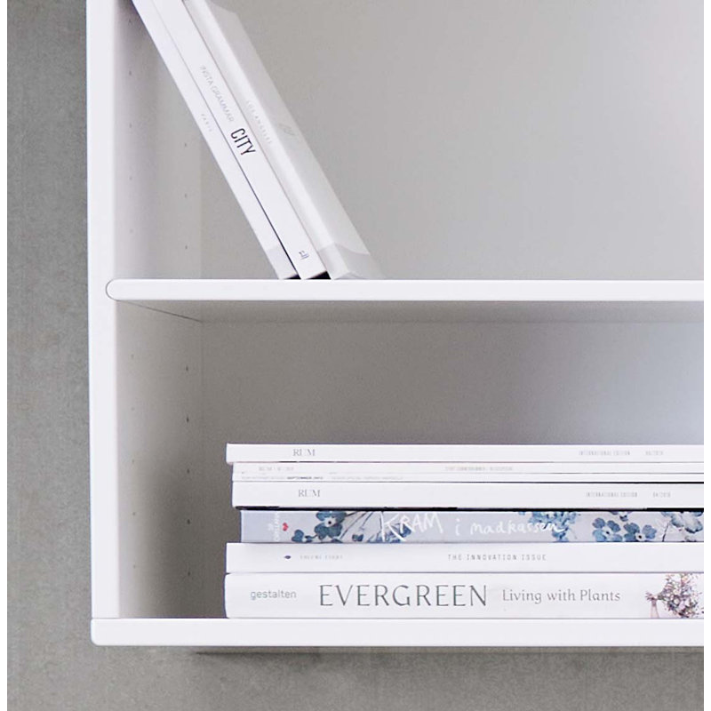Keep Bookcase, White, 56cm x 39.7cm x 42cm D
