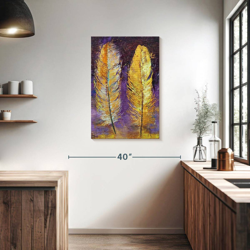 Plumes d'or Kerner, H 36 po x l 24 po