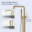 1 Handle Floor Freestanding Tub Filler with Diverter