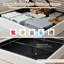 Lit plateforme tapissier hydraulique avec rangement Gaillarde Arcadia, blanc Boucle, grand-258869800-258869802