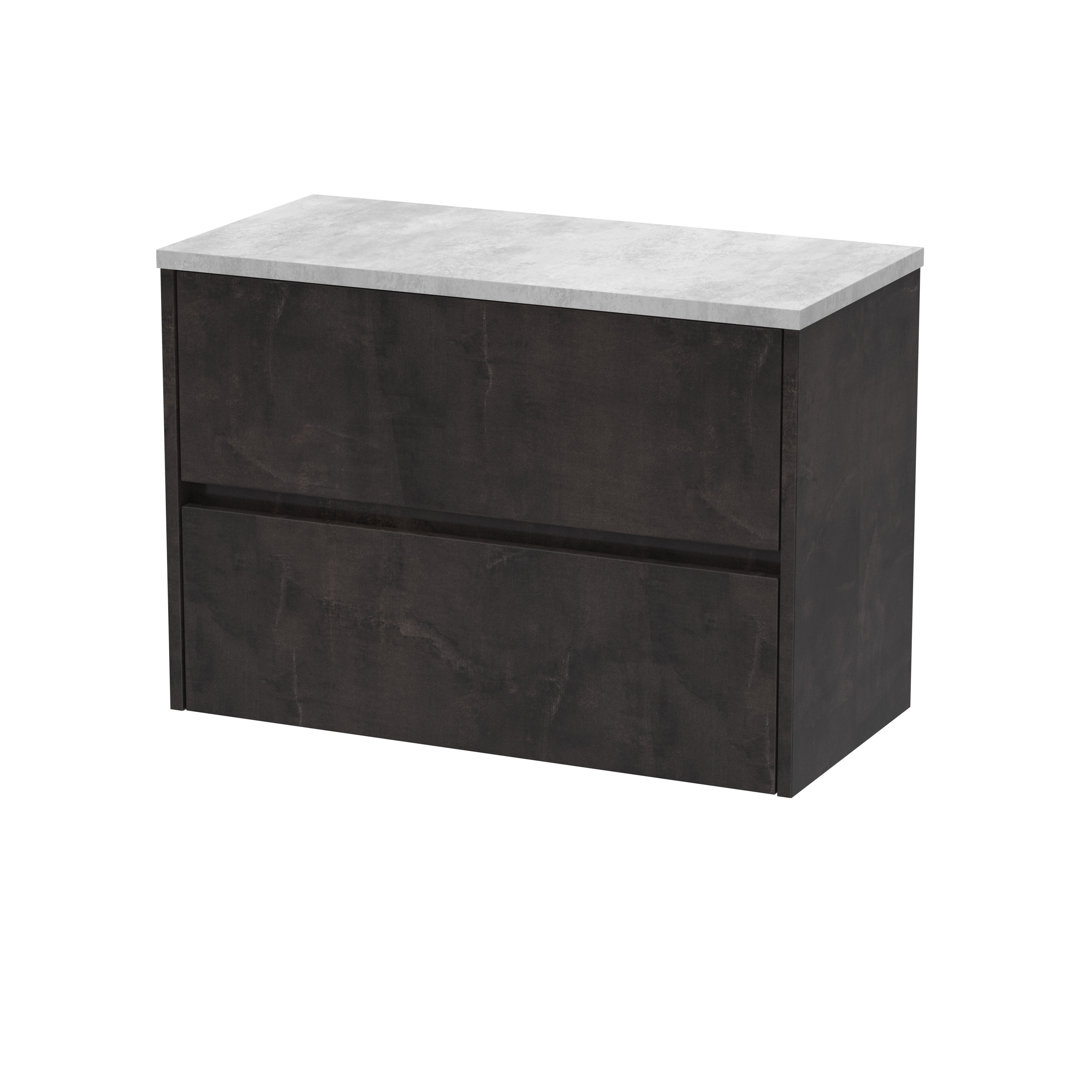 80cm Wall Mounted Single Bathroom Vanity Base Only