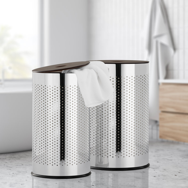 Ensemble de panier à linge ventilé