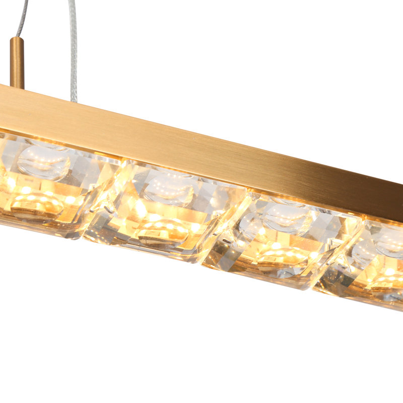 Lustre en cristal 1 lumière DEL