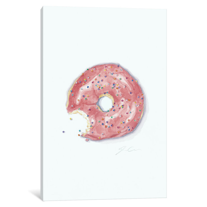 «This is Not A Donut Whole», reproduction sur toile, H 40 po x l 26 po x P 1,5 po, Toile tendue, Pas de tapis