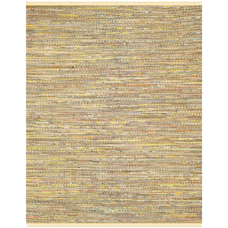 Dunkle Cotton Flatweave Area Rug, Rectangle 243 x 304cm