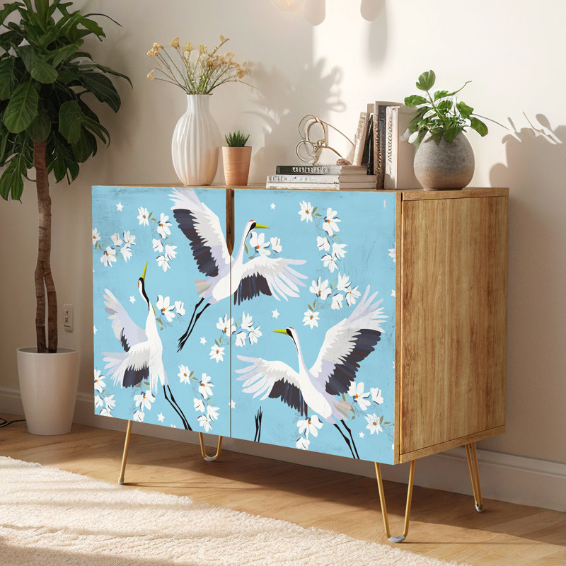 35'' Sideboard, Crane Blue