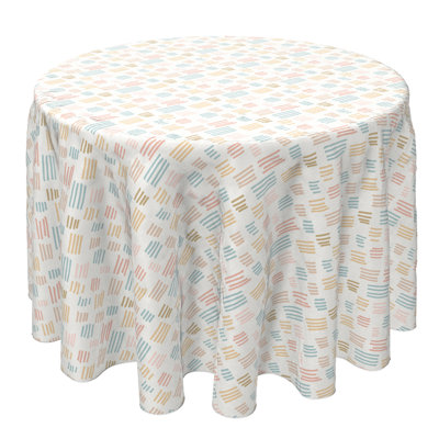 Round Cotton Twill Tablecloth
