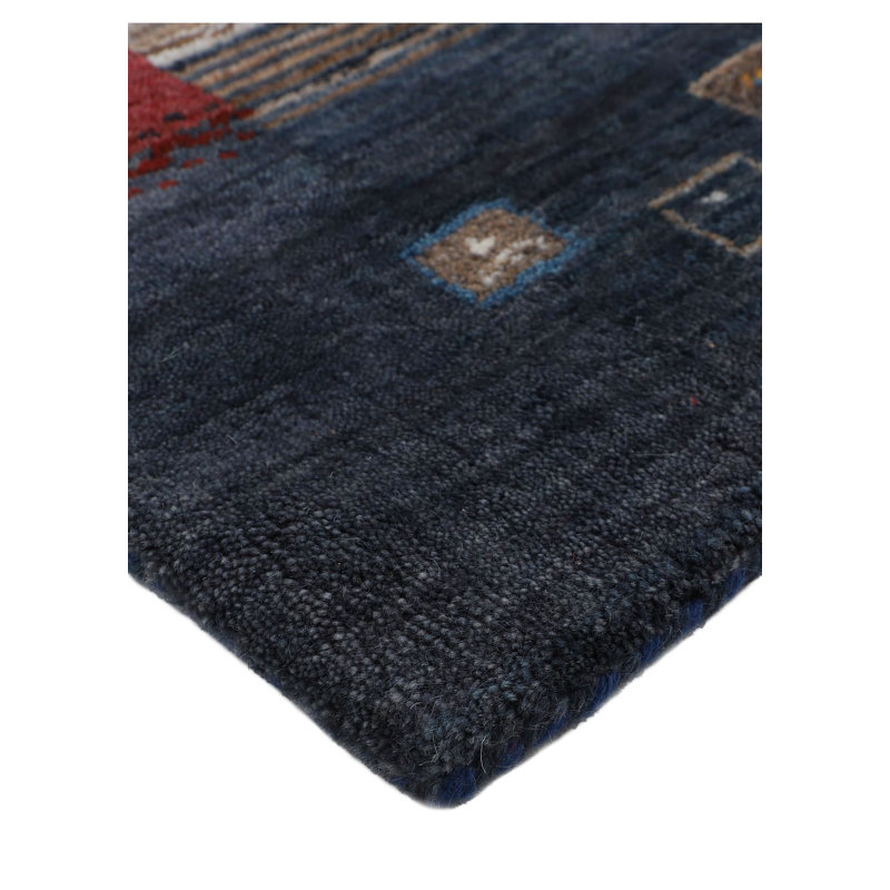 Gabbeh Don Handwoven Wool Multi Rug, Runner 80 x 300cm