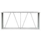 330cm W x 84cm D Metal Log Store