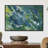 Blue-Green Abstract Floater Framed Print on Canvas-24552390