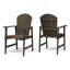 Chaises de salle à manger d'extérieur en bois d'acacia Adirondack-934019016