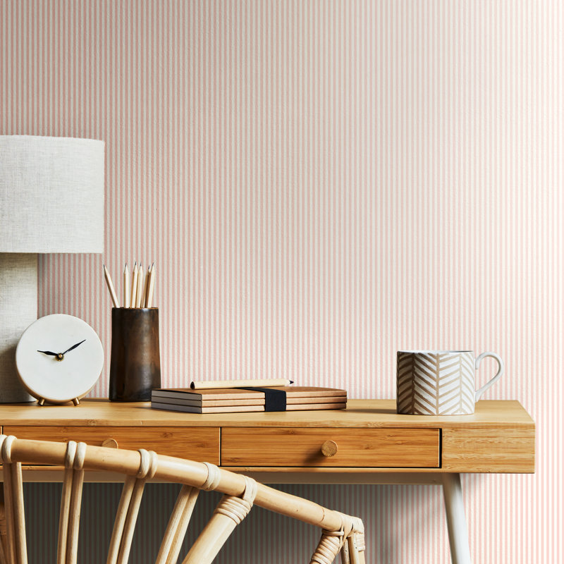 1000cm x 50cm Matte Wallpaper Roll, Pink