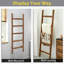 Gracie Oaks Wall Mounted Wooden Blanket Ladder-352829015