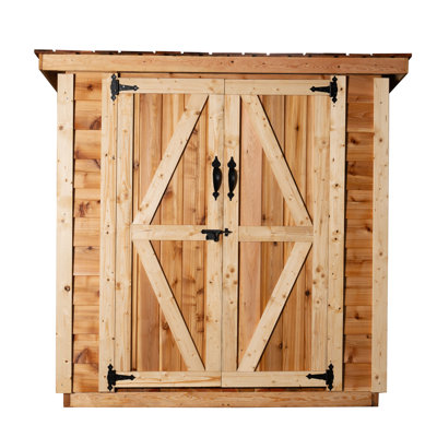 6 X 6 Cedar Lean To Shed
