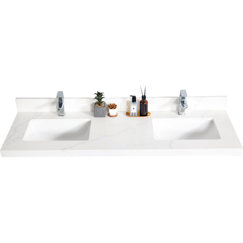 Ensemble de meuble-lavabo double 84 po Uckfield, Bleu marine, Empira