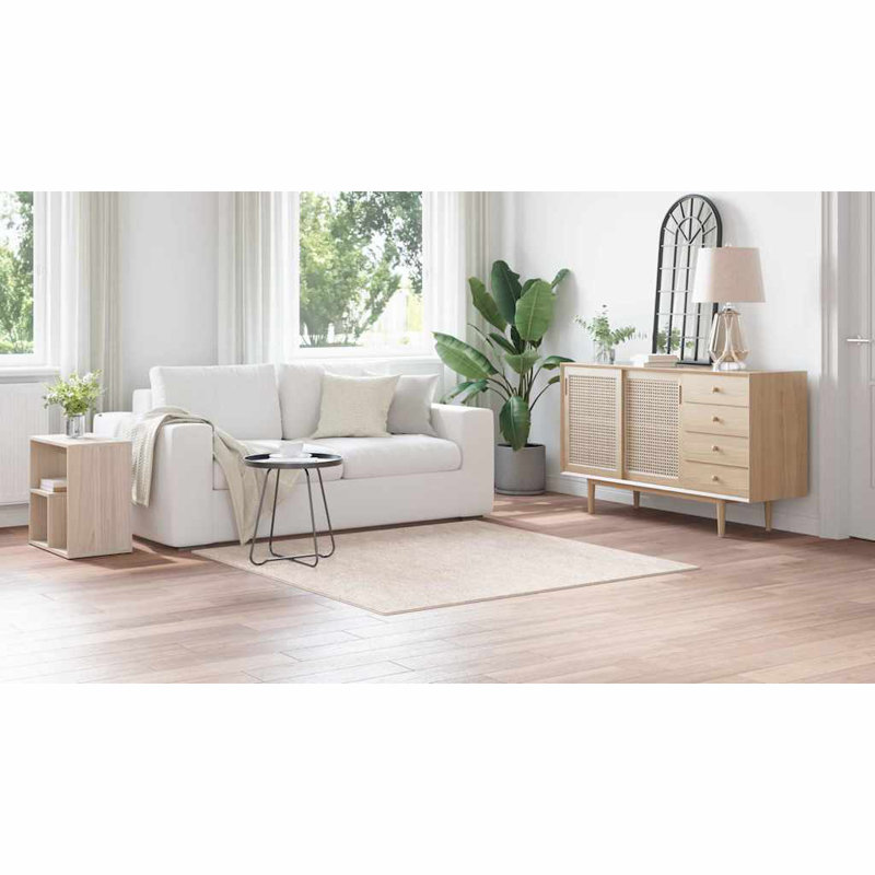 Square Solid Colour Machine Braided Area Rug, Square 160 cm
