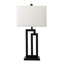 Lampe de table noire 32 po Kenzo
