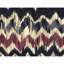 Flatweave Wool Ikat Area Rug in Multi