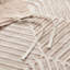 Housse de couette en coton pour lit grand, couleur rosée avec motif géométrique, 2 taies décoratives doubles / grand, rose inclus