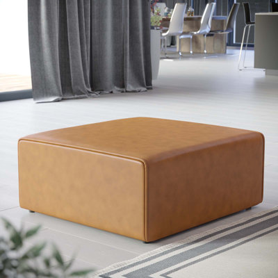 Mingle Performance Vegan Leather Ottoman by Modway