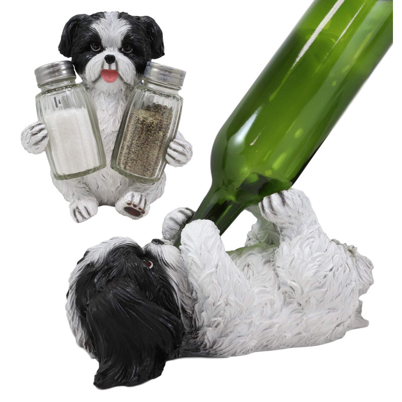 Figurine réaliste pochoir Shih Tzu