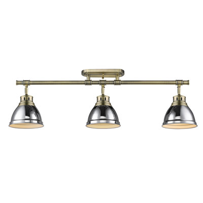 Plafonnier semi-encastré 3 lumières Bryannah