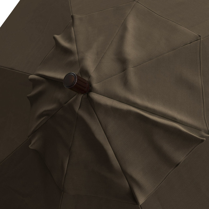 Parasol de marché 7 pi 6 po Lexia, Bronze, Taupe