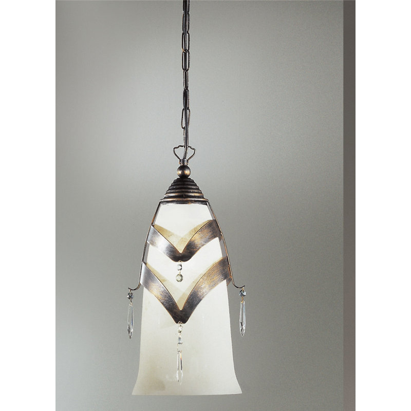 Skyler 1 - Light Black/ Gold/ Silver Bell Pendant