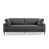 Dark Gray Linen Blend