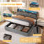 Upholstered Bed Frame With Hydraulic Storage-2017788449-2044331548