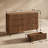 Fluted 6 Drawer Dresser, 54" Wide Wood Curved Dresser, Mid Century Modern Chest Of Drawers For Bedroom, Living Room And Entryway-1393084250