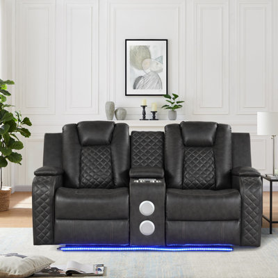Senol 73'' Reclining Loveseat