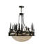 Luminaire suspendu inversé avec grizzly 32 po Fisherman