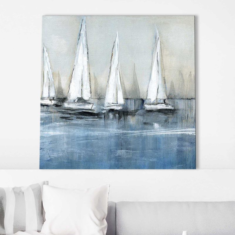 «Waiting for the Sun II» par Susan Jill - Peinture, H 36 po x l 36 po x P 1,5 po, Toile tendue