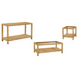 Pine Isle 3 - Piece Coffee Table Set