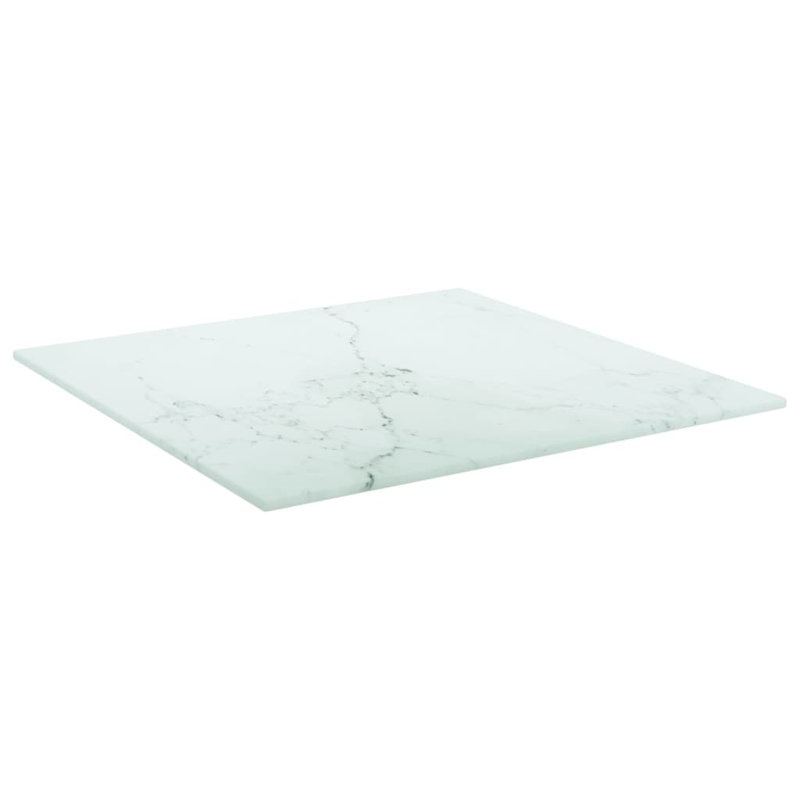 Plateau de table pour table basse en verre, 27,6 po x 27,6 po