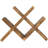 Padulsky Solid Wood Tabletop Wine Bottle Rack-232666588-232666589