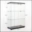 Vitrine à deux portes avec 3 tablettes, solution de rangement durable et élégante pour la maison et le bureau-692404634