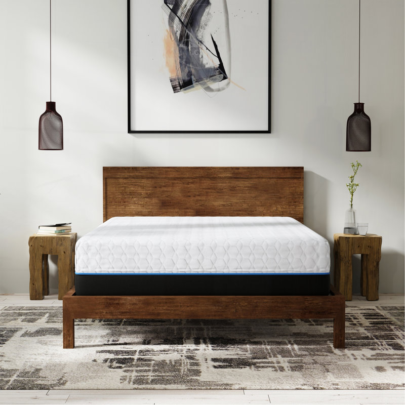 Grand matelas en mousse viscoélastique imprégnée de cuivre 12 pouces, Grand lit, 12"